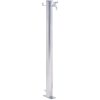 Vattenpost rostfritt stål rund vidaXL 40 cm – miniatyr 1