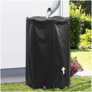 Vattentank med kran vikbar PVC vidaXL