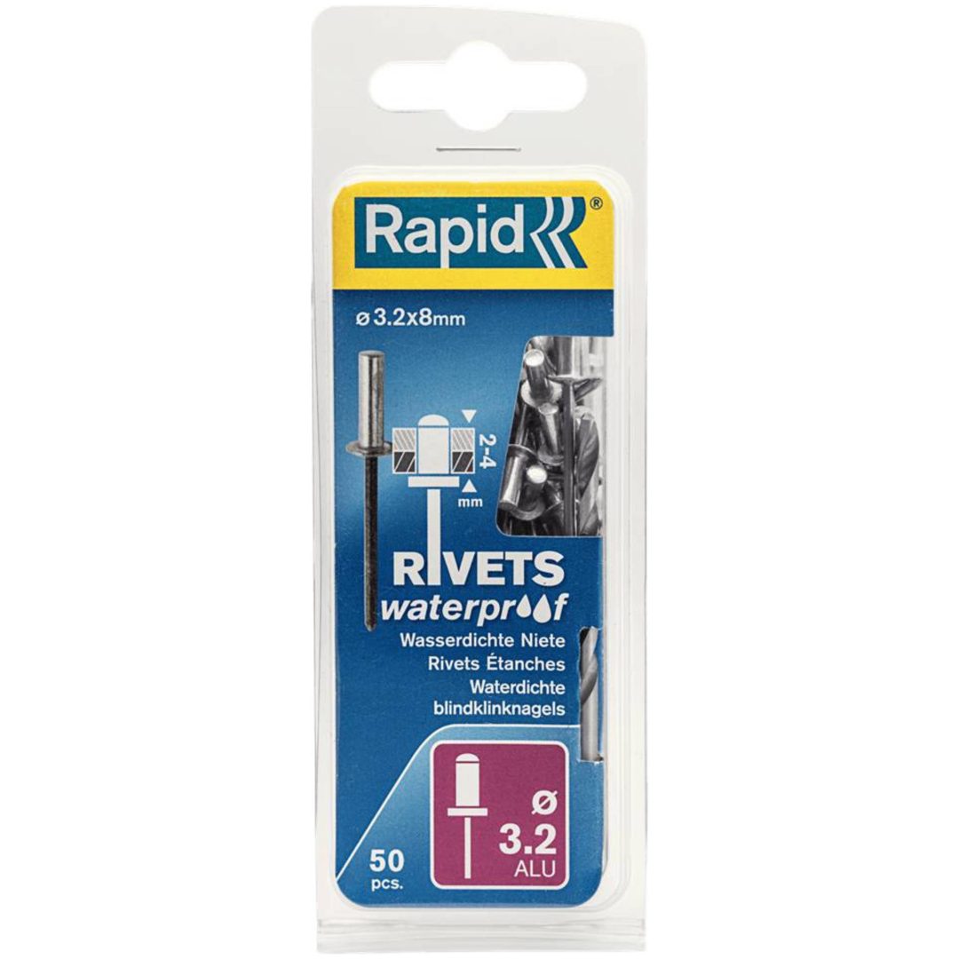 Vattentät nit, aluminium Rapid BLINDNIT TÄT 3,2X8MM