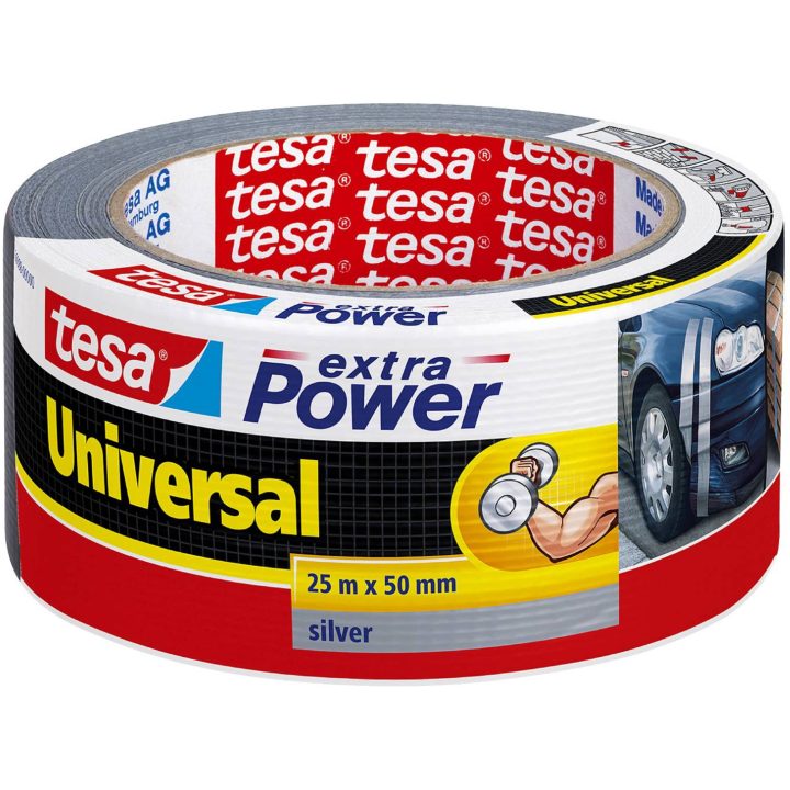 Vävtejp Extra Universal TESA VÄVTEJP 56389 GRÅ 50MMX50M – bild 7