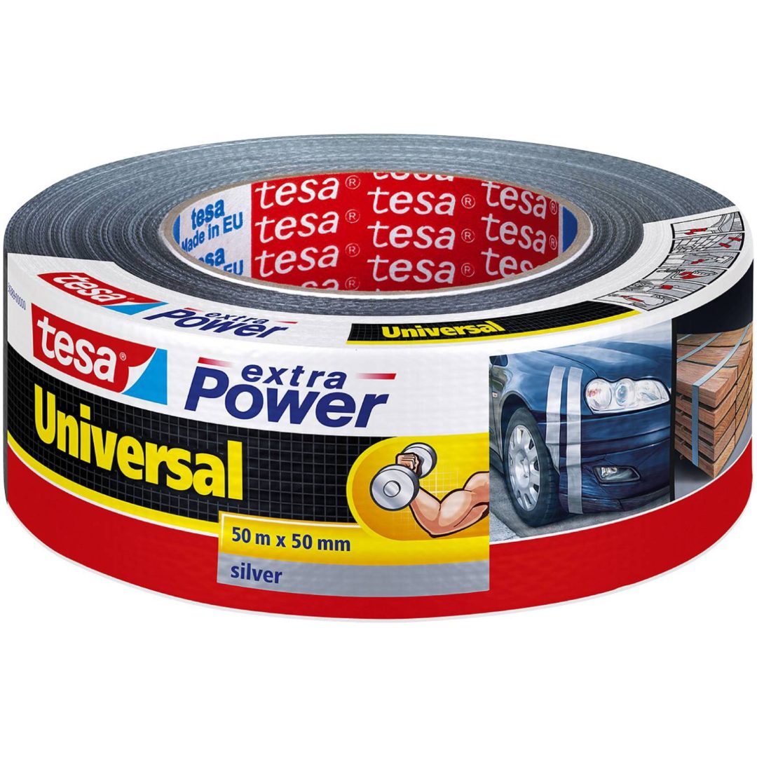 Vävtejp Extra Universal TESA VÄVTEJP 56389 GRÅ 50MMX50M – bild 5