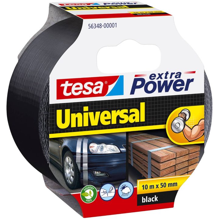 Vävtejp Extra Universal TESA VÄVTEJP 56389 GRÅ 50MMX50M – bild 4