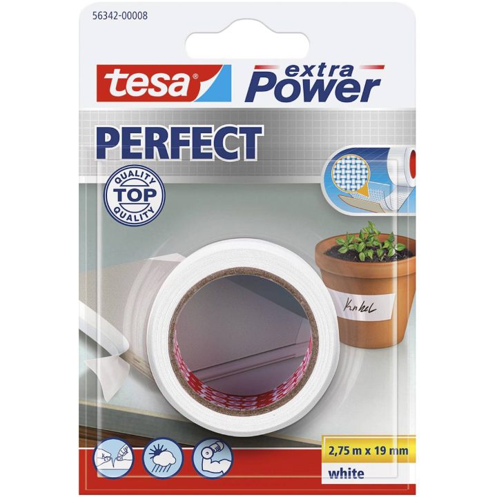 Vävtejp plastbelagd 4651, 56342, 56344 TESA TEJP VÄV 56342 19MMX2,75M SVAR – bild 4