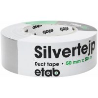 Vävtejp, Silver, Bredd 50 mm etab