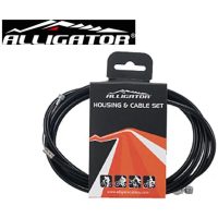 VÄXELKABEL KOMPLETT SET SVART FÖR SHIMANO/SRAM