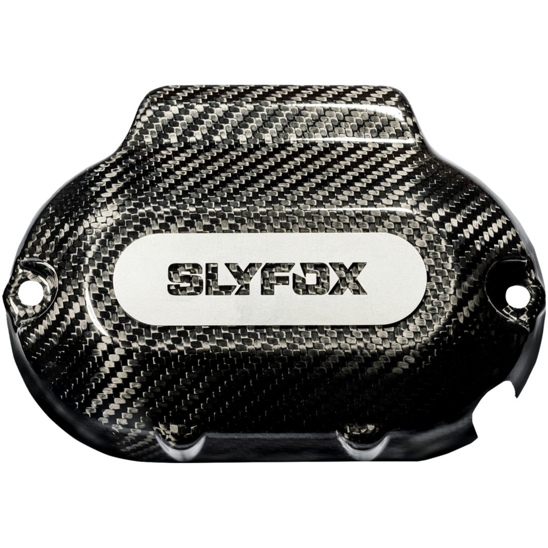 Växellådskåpa Svart Glansig/Silver SLYFOX
