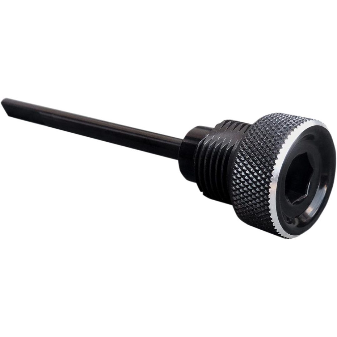 Växellådsoljesticka Knurled Svart Anodiserad Aluminium ACCUTRONIX