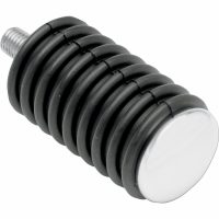 Växelpinne Krom Med Gummihylsor Svart/krom/polerad DRAG SPECIALTIES