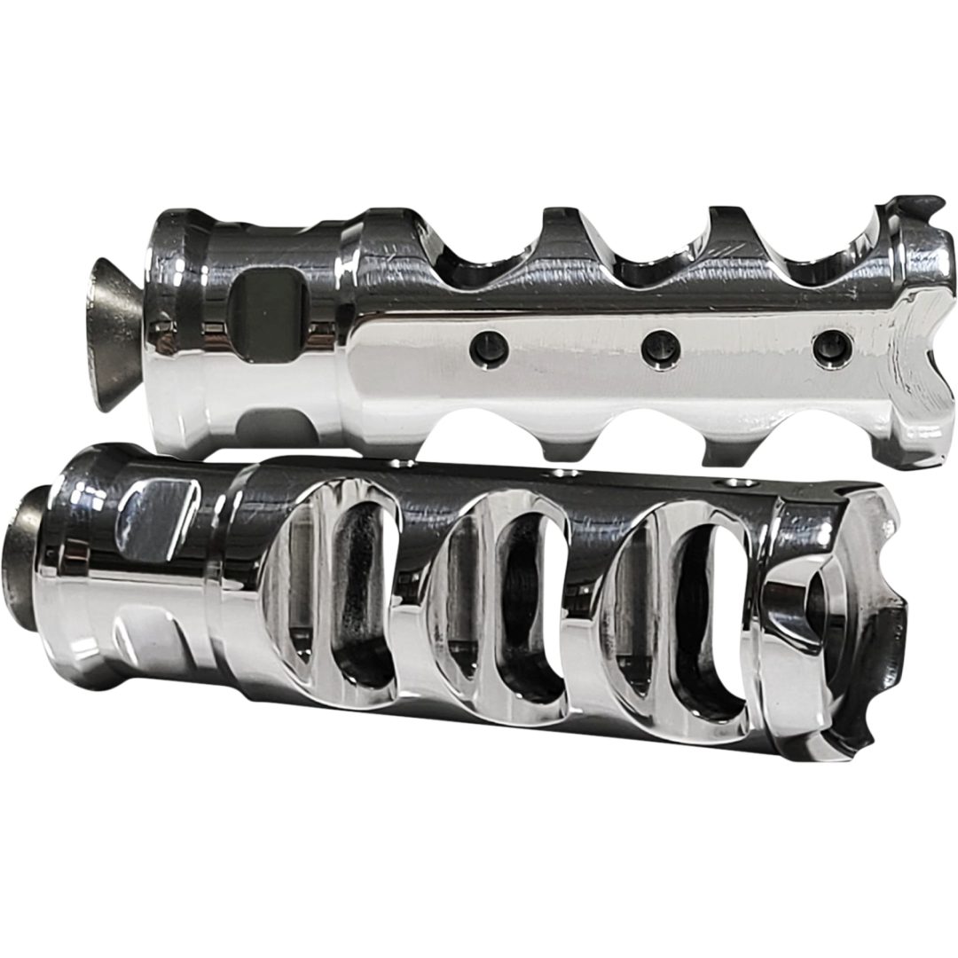 Växelpinne Muzzle Brake Krom ACCUTRONIX