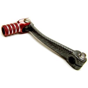 Växelspak, Carbon-mönster/Röd, Minarelli AM6 Tec-X