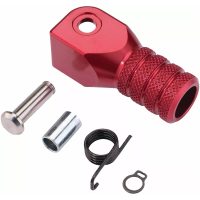 Växelspets Knurled Röd Anodiserad MOOSE RACING