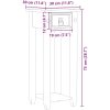 Växtbord Corona 30x30x73 cm massiv furu vidaXL – miniatyr 9