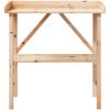 Växtbord med hylla 78x38x82,5 cm massivt granträ vidaXL – miniatyr 4