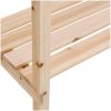 Växtbord med hylla 78x38x82,5 cm massivt granträ vidaXL – miniatyr 8