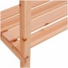 Växtbord med hylla brun 78x38x82,5 cm massivt granträ vidaXL – miniatyr 8