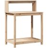 Växtbord med hylla massiv furu vidaXL 82,5 x 50 x 109,5 cm – miniatyr 2