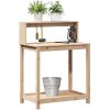 Växtbord med hylla massiv furu vidaXL 82,5 x 50 x 109,5 cm – miniatyr 4