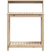 Växtbord med hylla massiv furu vidaXL 82,5 x 50 x 109,5 cm – miniatyr 5