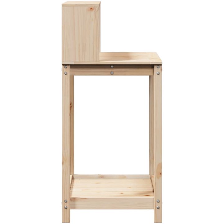 Växtbord med hylla massiv furu vidaXL 82,5 x 50 x 109,5 cm – bild 6