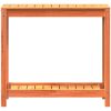 Växtbord med hylla vaxad brun massiv furu vidaXL 82.5 x 35 x 75 cm – miniatyr 5