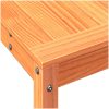 Växtbord med hylla vaxad brun massiv furu vidaXL 82.5 x 35 x 75 cm – miniatyr 8
