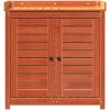 Växtbord med hyllor brun 82,5x50x86,5 cm massiv furu vidaXL – miniatyr 5