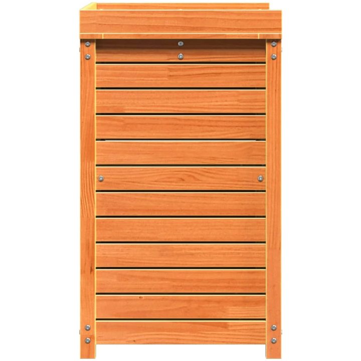 Växtbord med hyllor brun 82,5x50x86,5 cm massiv furu vidaXL – bild 6