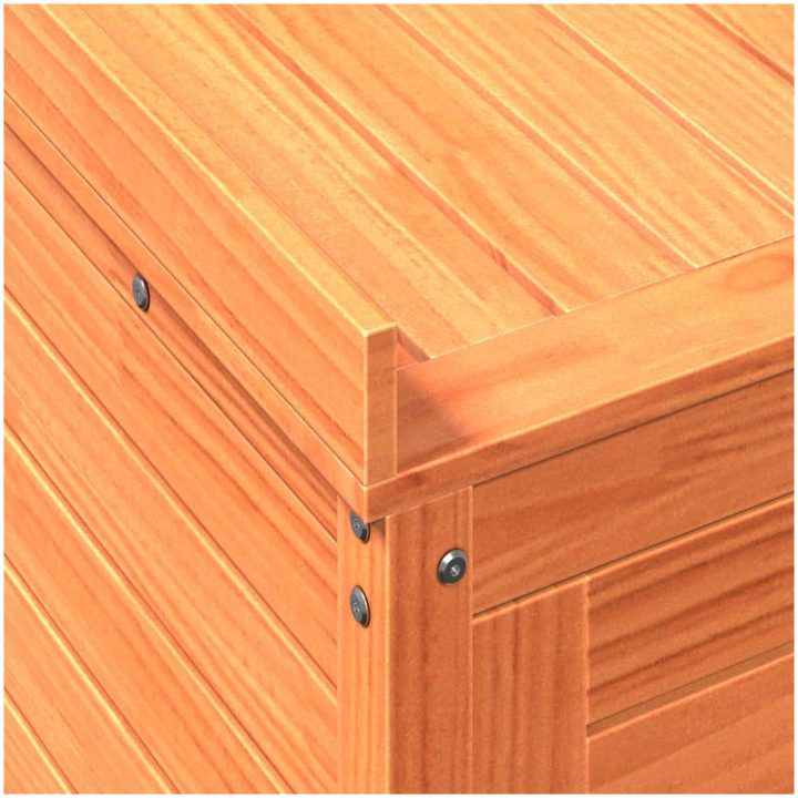 Växtbord med hyllor brun 82,5x50x86,5 cm massiv furu vidaXL – bild 8