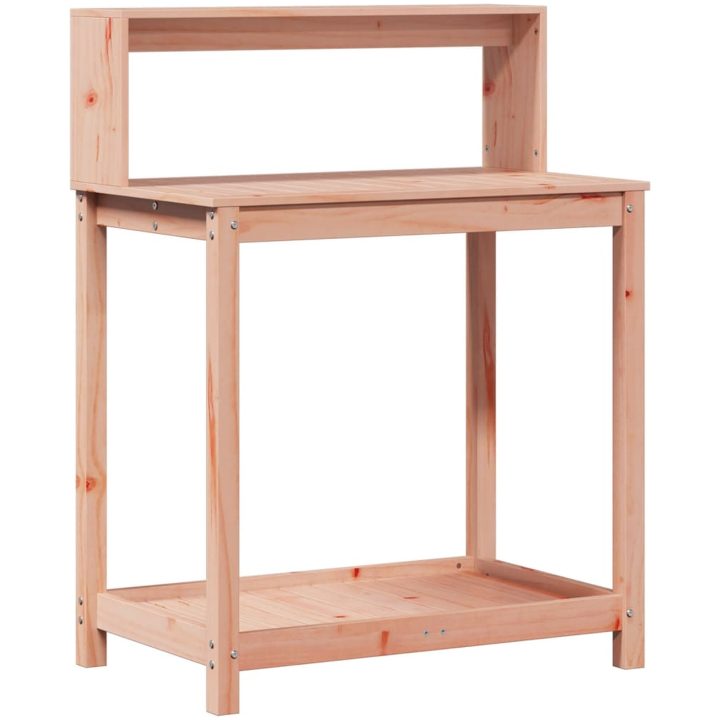 Växtbord med hyllor massivt douglasträ vidaXL 82,5 x 50 x 109,5 cm – bild 2