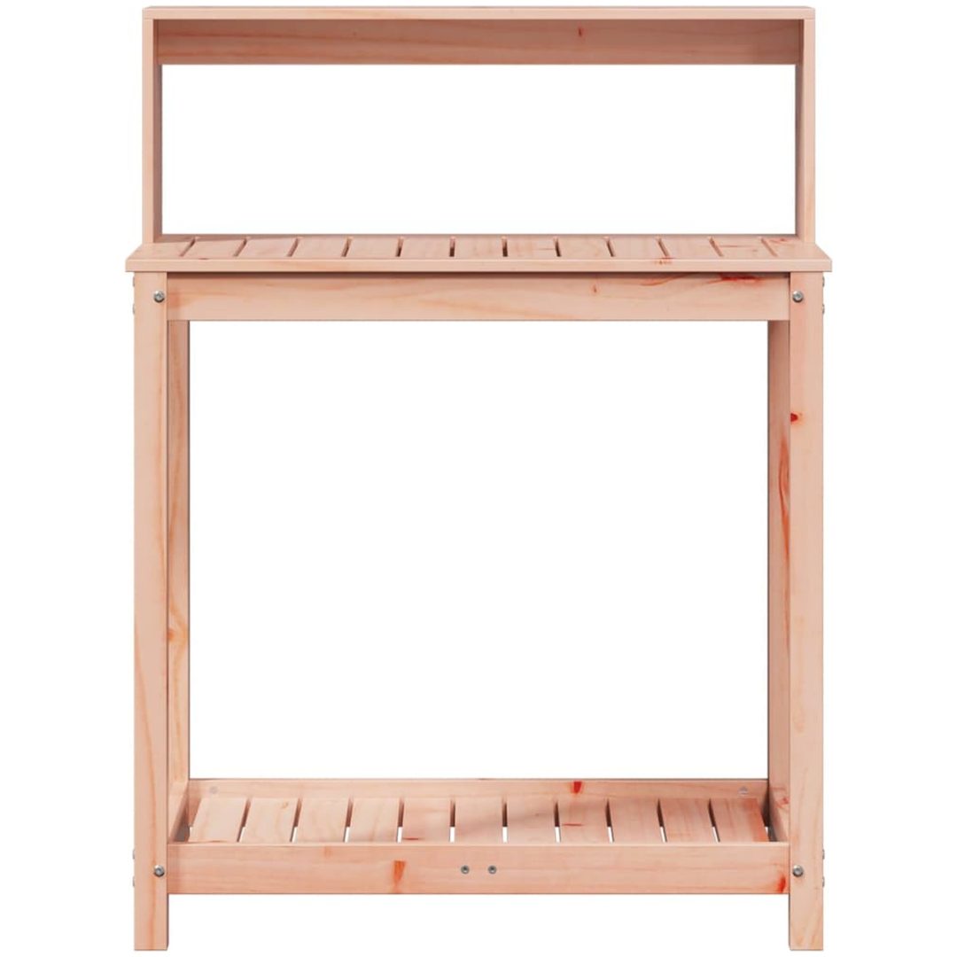 Växtbord med hyllor massivt douglasträ vidaXL 82,5 x 50 x 109,5 cm – bild 5