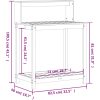 Växtbord med hyllor massivt douglasträ vidaXL 82,5 x 50 x 109,5 cm – miniatyr 10