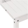 Växtbord med hyllor vit massiv furu vidaXL 82,5 x 50 x 109,5 cm – miniatyr 8