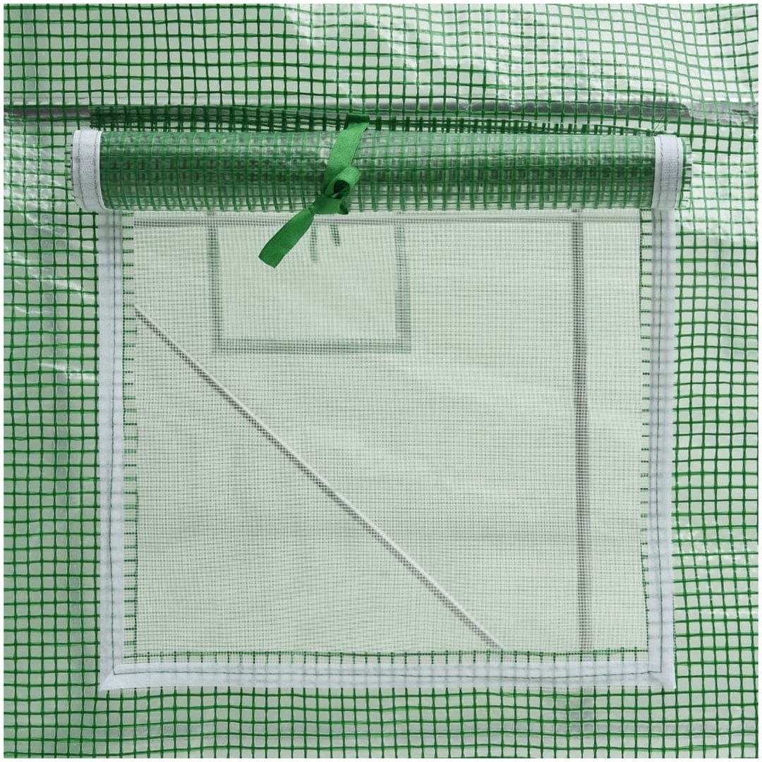 Växthus 16 m² vidaXL 400 x 400 x 200 cm – bild 7