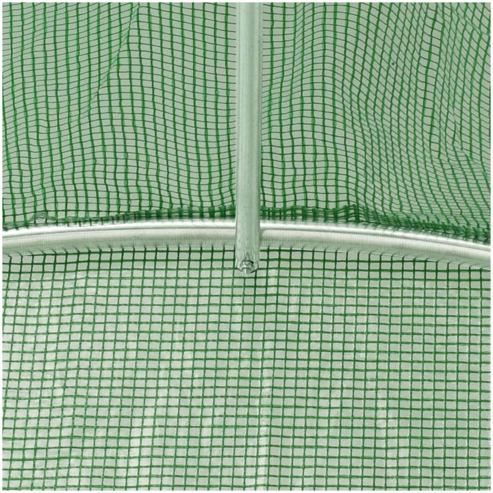 Växthus 16 m² vidaXL 400 x 400 x 200 cm – bild 8