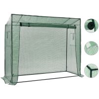 Växthus 200x80x173 cm vidaXL