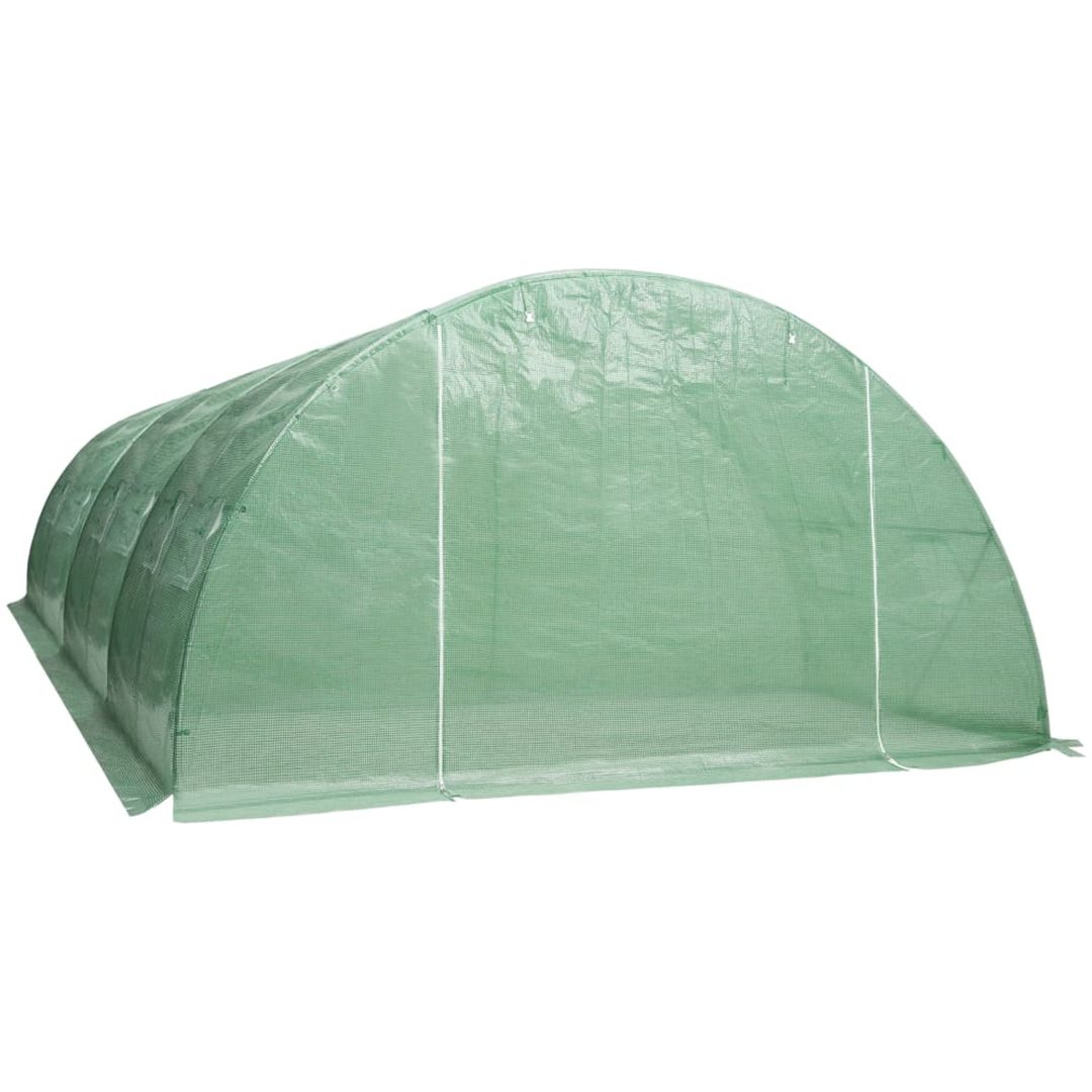 Växthus 24 m² vidaXL 600 x 400 x 200 cm – bild 3
