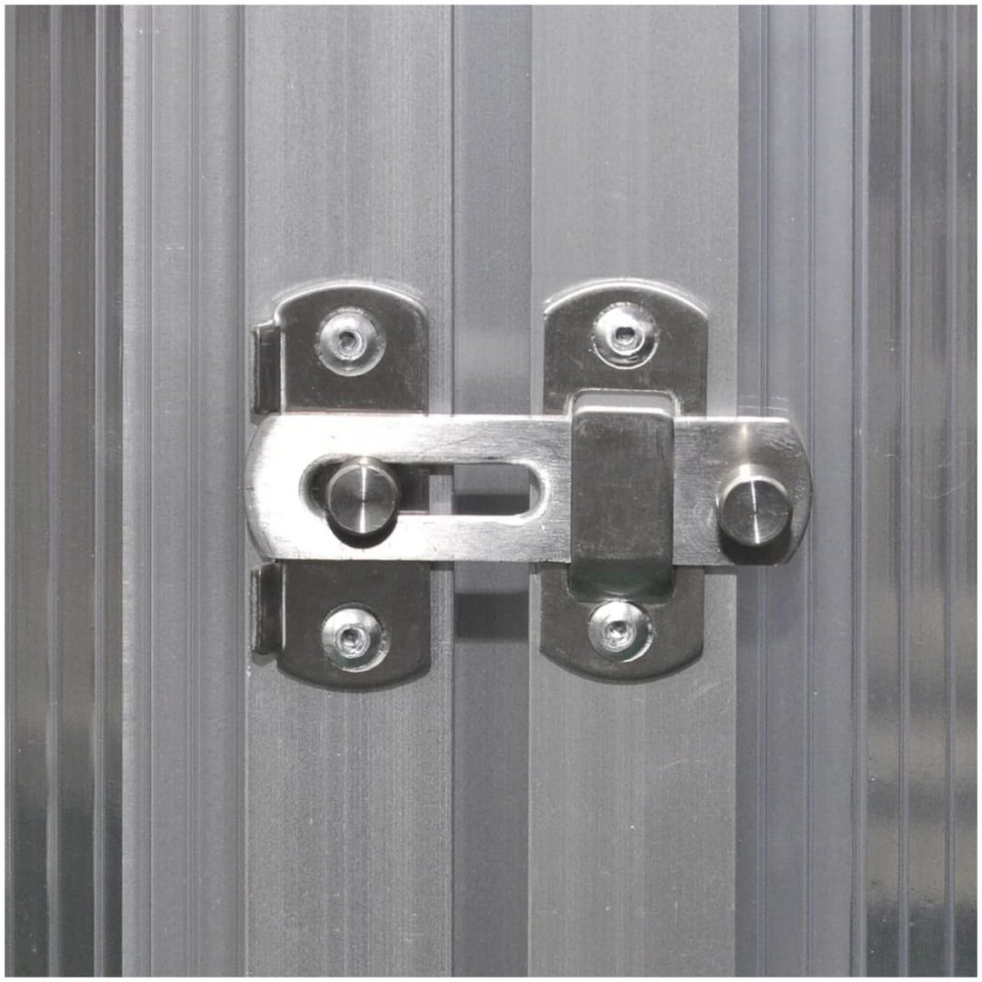 Växthus 3,46 m² förstärkt aluminium vidaXL 190 x 182 x 195 cm – bild 12