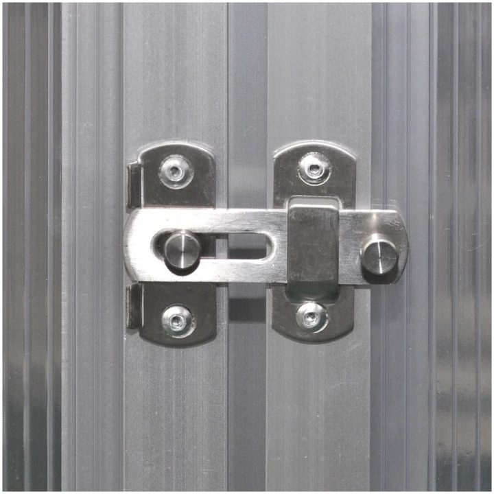 Växthus 3,46 m² förstärkt aluminium vidaXL 190 x 182 x 195 cm – bild 12