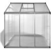 Växthus 3,46 m² förstärkt aluminium vidaXL 190 x 182 x 195 cm – miniatyr 3