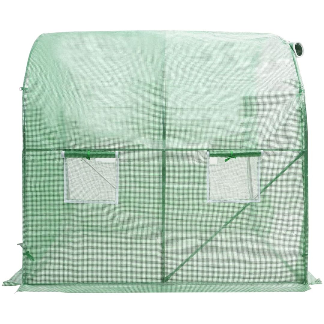 Växthus 4 m² vidaXL 200 x 200 x 200 cm – bild 3