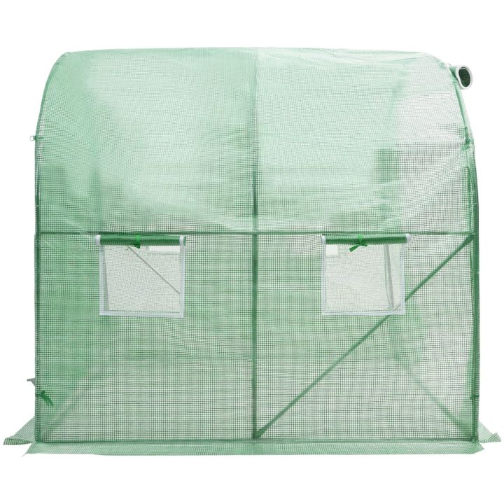 Växthus 4 m² vidaXL 200 x 200 x 200 cm – bild 3