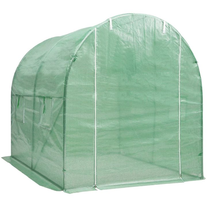 Växthus 4 m² vidaXL 200 x 200 x 200 cm – bild 4