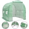 Växthus 4 m² vidaXL 200 x 200 x 200 cm – miniatyr 1