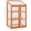 Växthus 60x45x100 cm granträ vidaXL – miniatyr 7