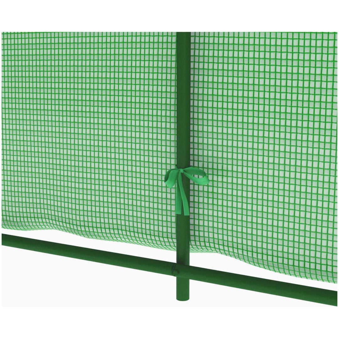 Växthus 6,86 m² vidaXL 343 x 200 x 200 cm – bild 9