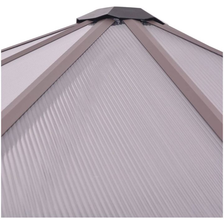 Växthus aluminium vidaXL 240 x 211 x 232 cm – bild 4