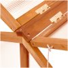 Växthus brun 114x80x50 cm granträ vidaXL – miniatyr 5