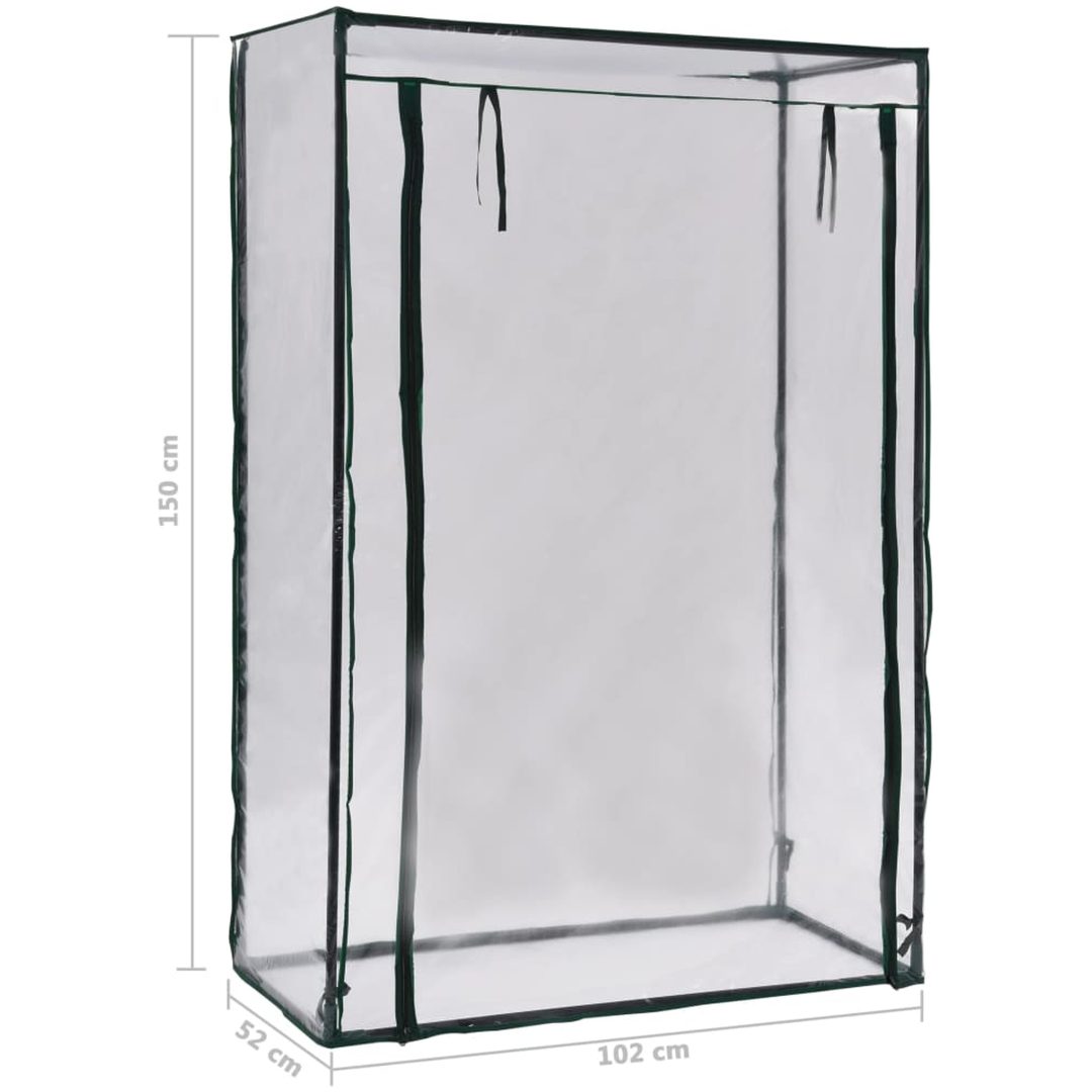 Växthus för tomatodling 102x52x150 cm vidaXL 102 x 50 x 150 cm – bild 6