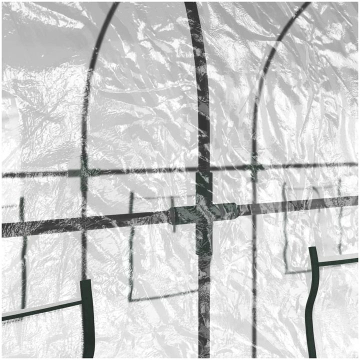 Växthus genomskinligt 160x400x190 cm PVC & pulverlackerat stål vidaXL 400 cm – bild 5