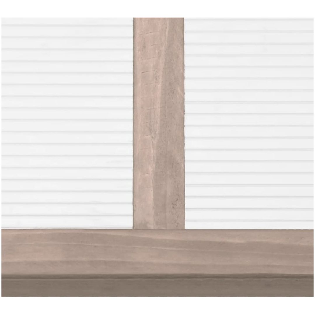 Växthus grå 110x58,5x39 cm granträ vidaXL – bild 6